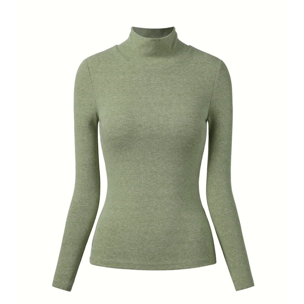 Cashmere-Like Turtleneck Brami Top